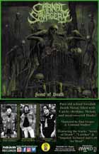 CARNAL SAVAGERY "Scent of Death" 11" x 17" Color Poster