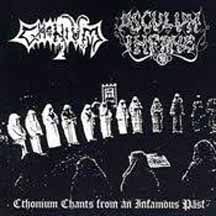 CTHONIUM / OSCULUM INFAME "Cthonium Chants From An Infamous Past" Split MCD