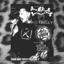 V/A "Four Way Split Fucking 7”ep" 7" EP