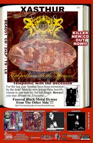 XASTHUR "Telepathic with the Deceased" 11" x 17" Color Poster