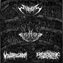 WINTERFULLMOON / FUNEREUS / SATANIZER / GENOCIDE BEAST "Split" CD Lim. Ed. 300