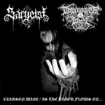 SARGEIST / DROWNING THE LIGHT "Crimson Wine/As The Blood Flows On..." 7" EP Lim. Ed. 500