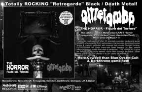 OLTRETOMBA "THE HORROR - Figure del Terrore" 11" x 17" Black & White Poster