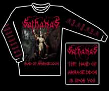 SATHANAS "Hand of Armageddon" Long Sleeve T-Shirt