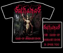 SATHANAS "Hand of Armageddon" T-Shirt