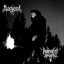 SARGEIST / HORNED ALMIGHTY "Split" CD