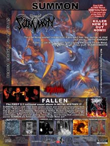 SUMMON "Fallen" 18" x 24" Color Poster