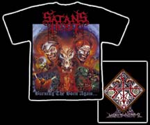 SATANS HOST "Burning The Born Again" T-Shirt