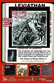 LEVIATHAN "Tentacles Of Whorror" 11" x 17" Color Poster