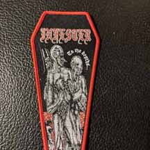 INFESTER "To The Depths..." Red Coffin Patch