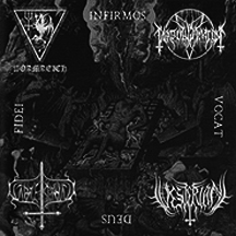 WORMREICH / DIABOLUS AMATOR / GRAVESPAWN / VESTERIAN "Infirmos Vocat Deus Fidei" Split CD