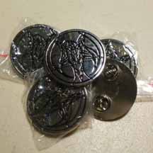 VARDAN "Nostalgia - Logo" 1.175" Circle Metal Pin / Pendant