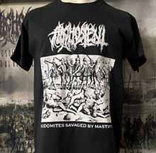 ARGHOSLENT "Sodomites Savaged by Mastiffs" T-shirt